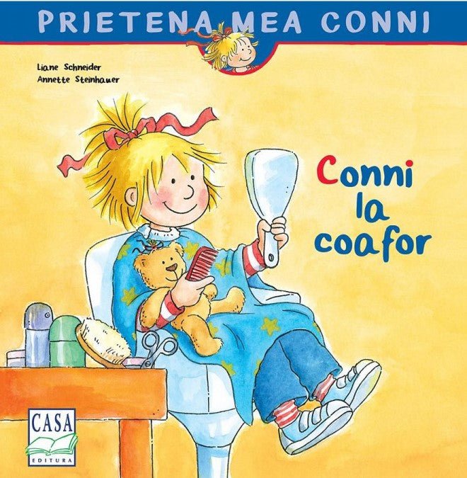 Liane Schneider: Conni la coafor, illustrated by Annette Steinhauer - Tales for Tadpoles