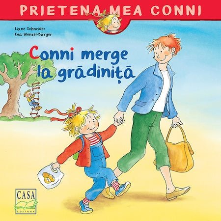 Liane Schneider: Conni merge la gradinita, illustrated by Eva Wenzel - Bürger - Tales for Tadpoles