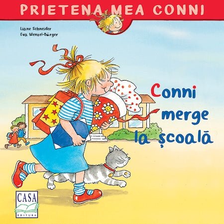 Liane Schneider: Conni merge la scoala, illustrated by Eva Wenzel - Bürger - Tales for Tadpoles