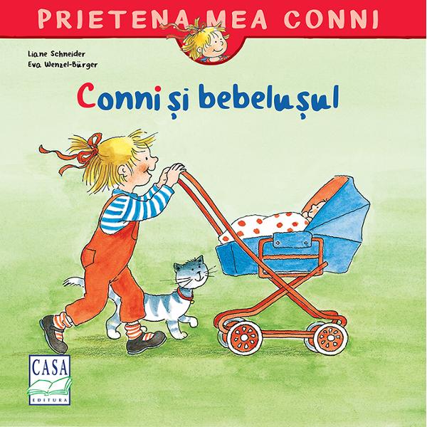 Liane Schneider: Conni si bebelusul, illustrated by Eva Wenzel - Bürger - Tales for Tadpoles