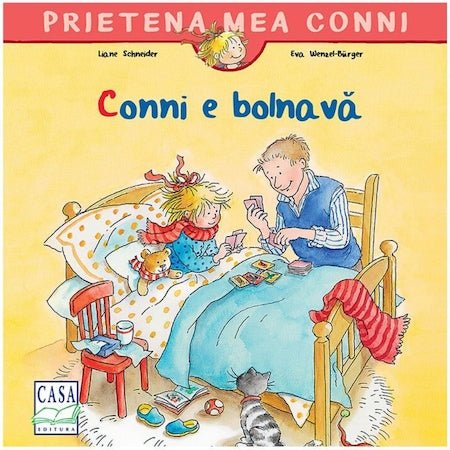 Liane Schneider: Connie e bolnava, illustrated by Eva Wenzel - Bürger - Tales for Tadpoles