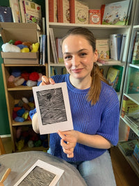 Lino Printing Workshop with Monika Mitkute: 30th May 5pm (2 hours) - Tales for Tadpoles