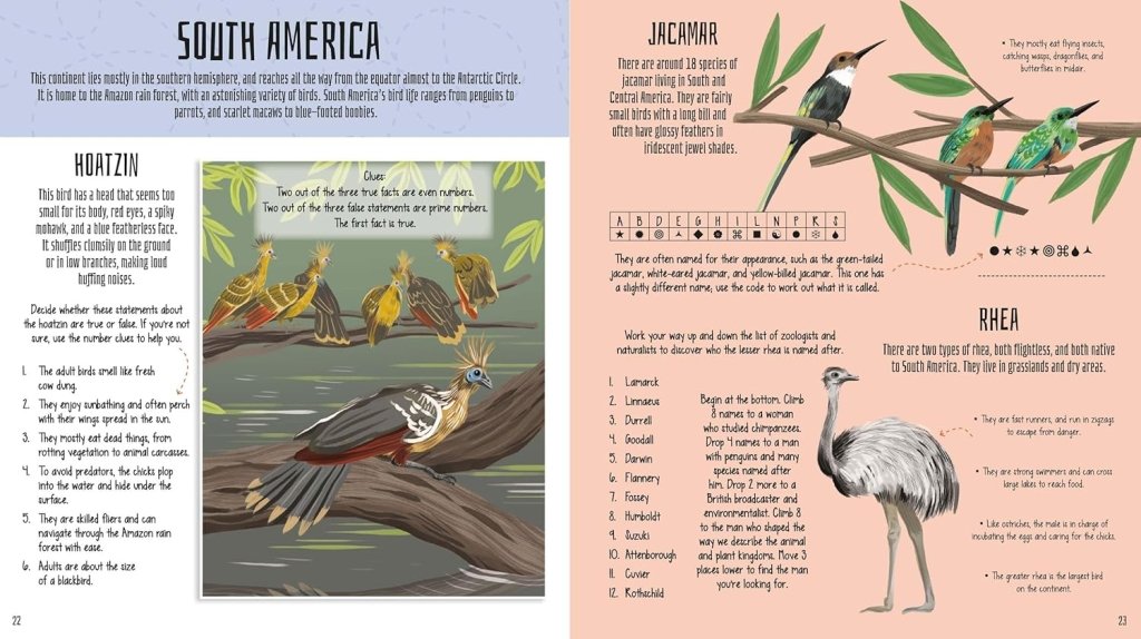 Lisa Regan: Birds of the World Activity Book: Take to the Skies with Puzzles, Mazes, and More! (Activity Atlas) - Tales for Tadpoles