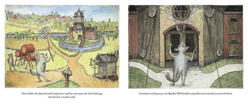 Lisa Wilke Pope: How the Big Bad Wolf Got His Comeuppance, illustrated by Arthur Geisert - Tales for Tadpoles