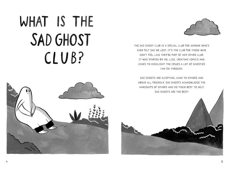Lize Meddings: The Sad Ghost Club,A Hopeful Guide to Getting Through Bad Days - Tales for Tadpoles