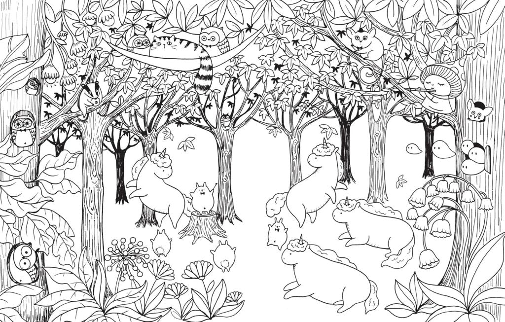 Lulu Mayo: A Million Unicorns - Magical Creatures to Colour - Tales for Tadpoles