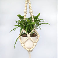 Luxe Decor Craft Kit: Macrame Beaded Hanging Planter - Tales for Tadpoles