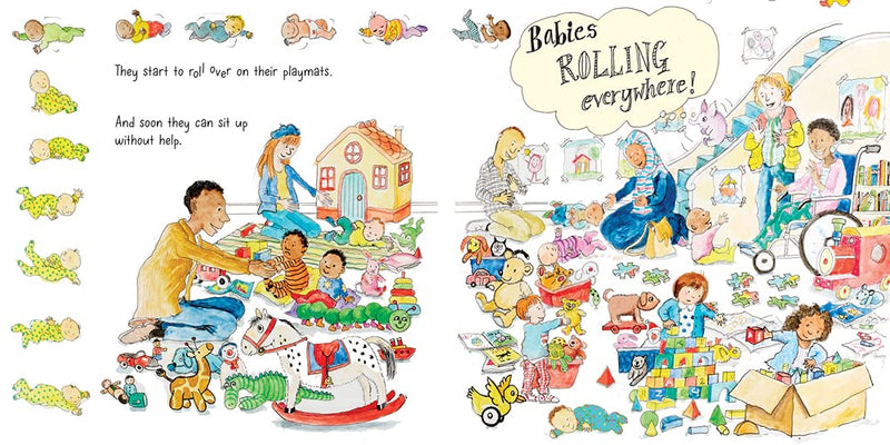 Mary Hoffman: Babies, Babies Everywhere! illustrated by Ros Asquith - Tales for Tadpoles