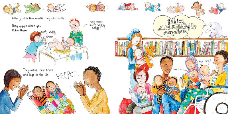 Mary Hoffman: Babies, Babies Everywhere! illustrated by Ros Asquith - Tales for Tadpoles