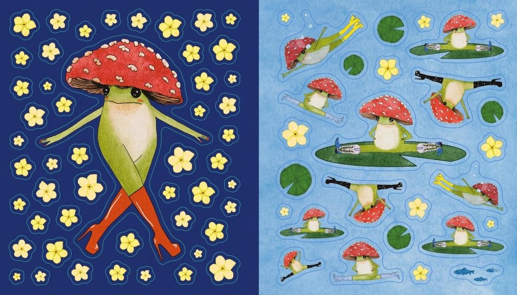Maybell Eequay: The Little Frog Sticker Book - Tales for Tadpoles