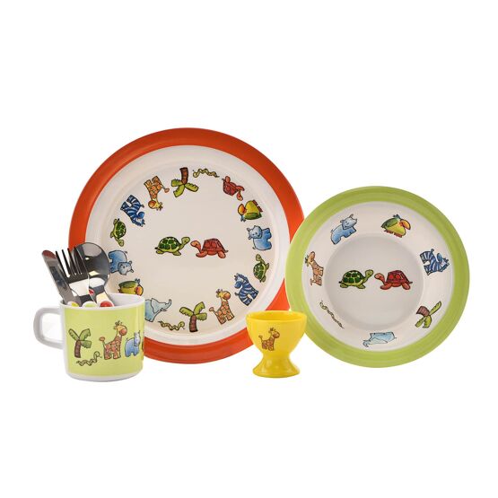 Melamine Eating Set: Jungle Friends - Tales for Tadpoles