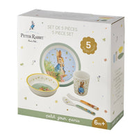 Melamine Eating Set: Peter Rabbit, Green - Tales for Tadpoles