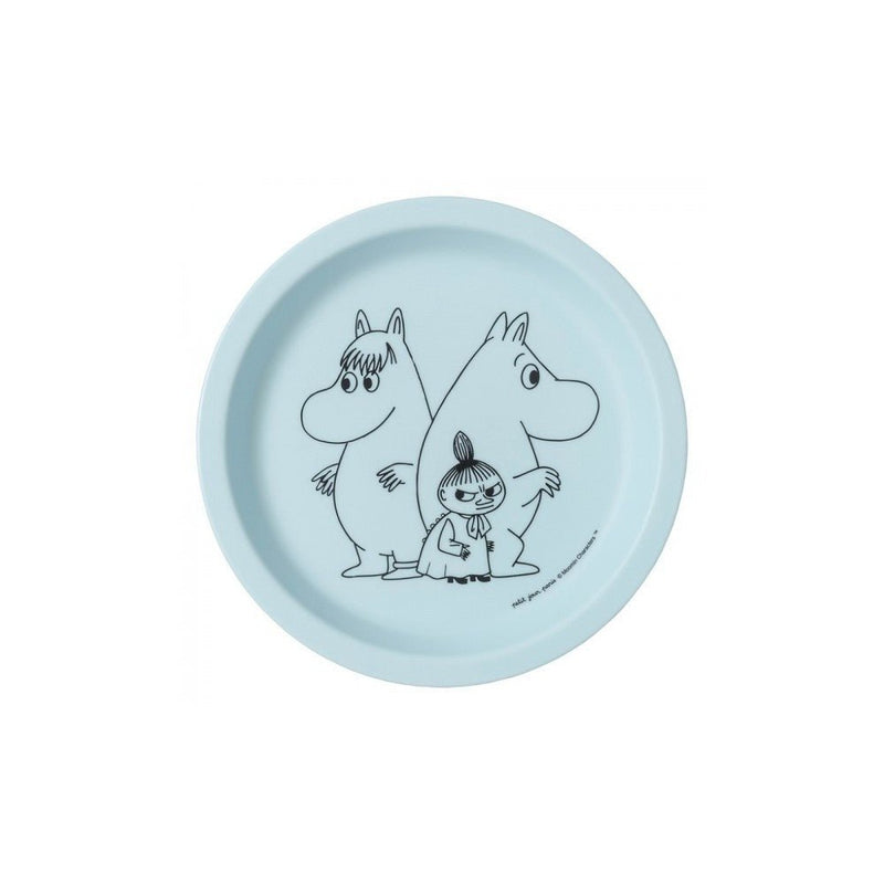 Melamine Plate: Moomin (Pale Blue) - Tales for Tadpoles