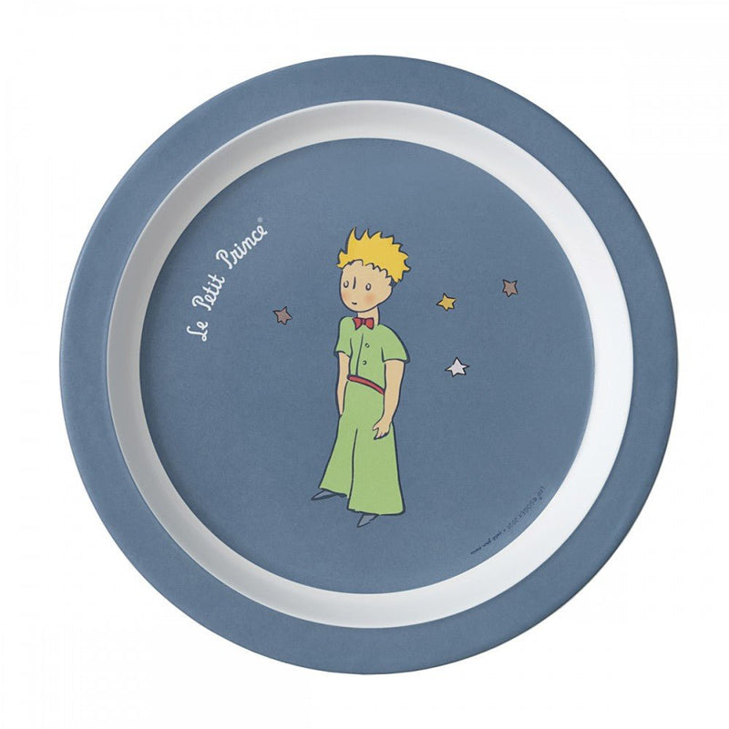 Melamine Plate: The Little Prince (Blue Rim) - Tales for Tadpoles