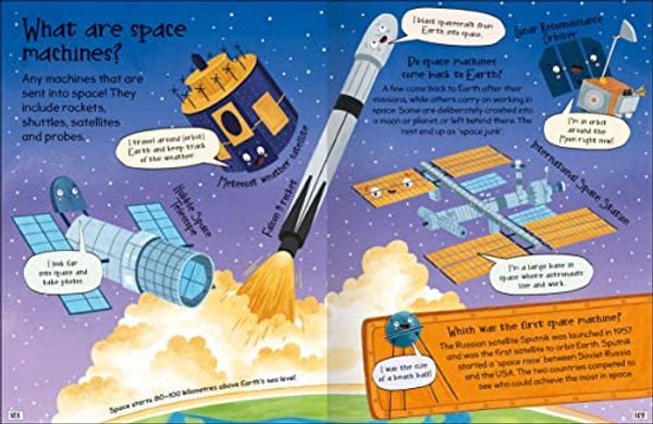 Miles Kelly: Curious Questions & Answers about Space Machines - Tales for Tadpoles