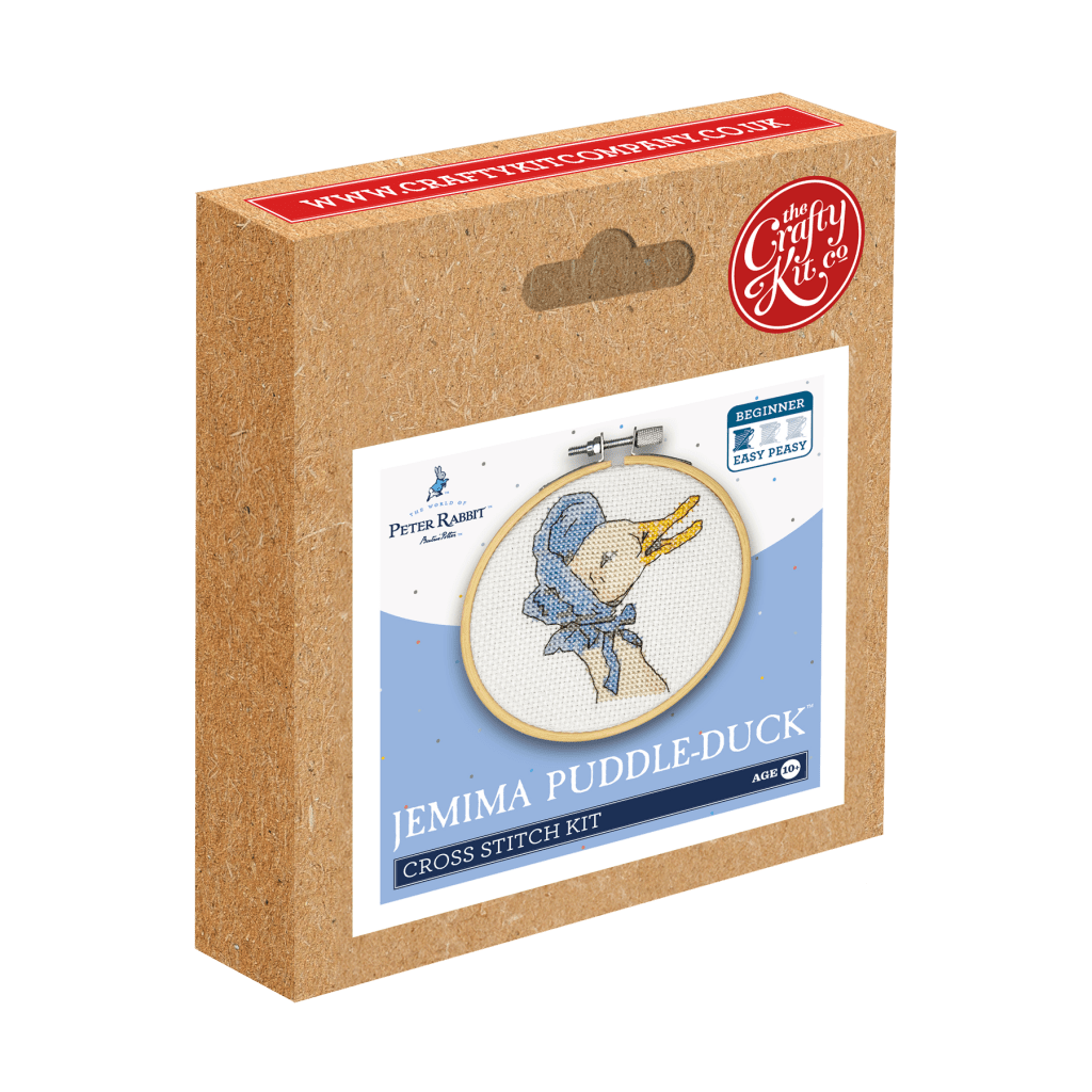 Mini Cross Stitch Kit: Jemima Puddleduck - Tales for Tadpoles