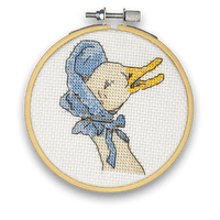 Mini Cross Stitch Kit: Jemima Puddleduck - Tales for Tadpoles