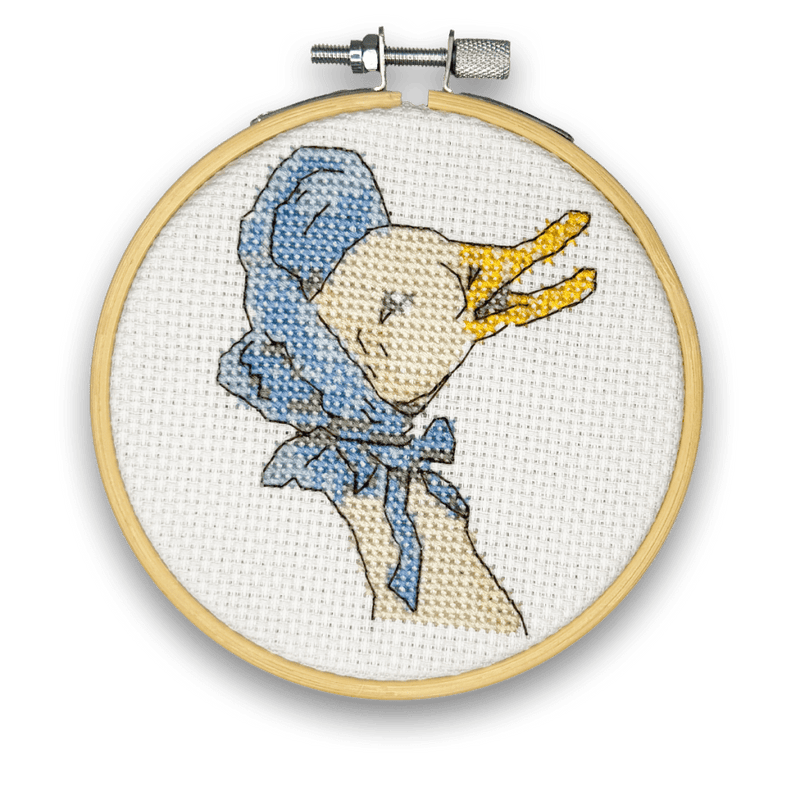 Mini Cross Stitch Kit: Jemima Puddleduck - Tales for Tadpoles