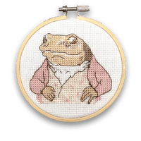 Mini Cross Stitch Kit: Jeremy Fisher - Tales for Tadpoles