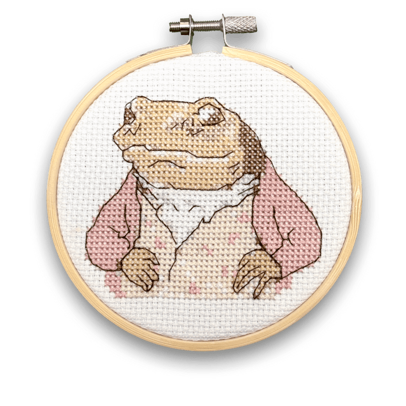 Mini Cross Stitch Kit: Jeremy Fisher - Tales for Tadpoles