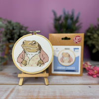 Mini Cross Stitch Kit: Jeremy Fisher - Tales for Tadpoles
