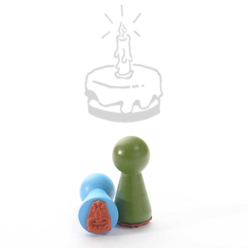 Mini Rubber Stamp: Birthday Cake - Tales for Tadpoles