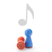 Mini Rubber Stamp: Music Notes Of Judi - Kins - Tales for Tadpoles