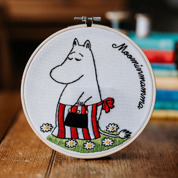 Moomin Embroidery Kit - Moominmamma Shopping - Tales for Tadpoles