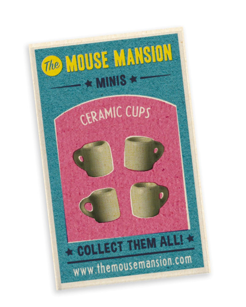 Mouse Mansion: Miniature Ceramic Cups - Tales for Tadpoles