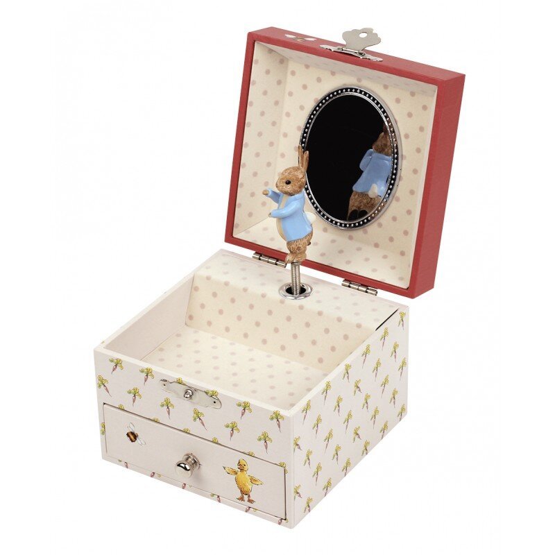 Musical Jewellery Box: Peter Rabbit - Carrot (Cube) - Tales for Tadpoles