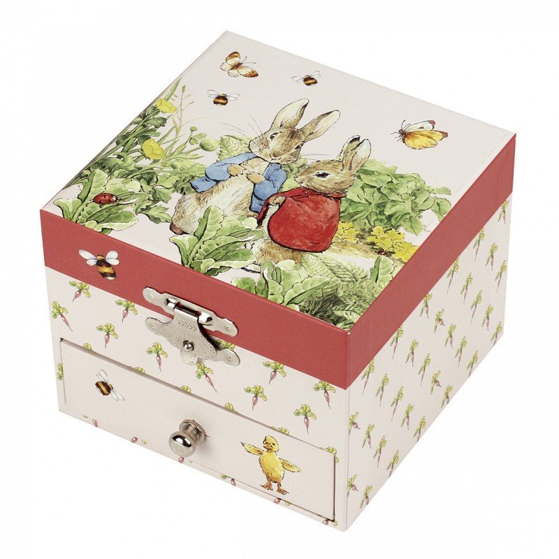 Musical Jewellery Box: Peter Rabbit - Carrot (Cube) - Tales for Tadpoles