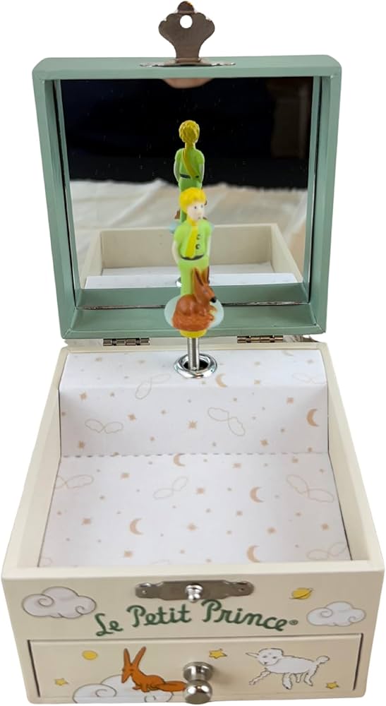 Musical Jewellery Box: The Little Prince - Garden (Cube) - Tales for Tadpoles