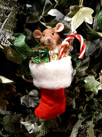 Needle Felting Workshop with Jenni Kilgallon: 11th Dec 5pm - Mouse in Stocking - Tales for Tadpoles