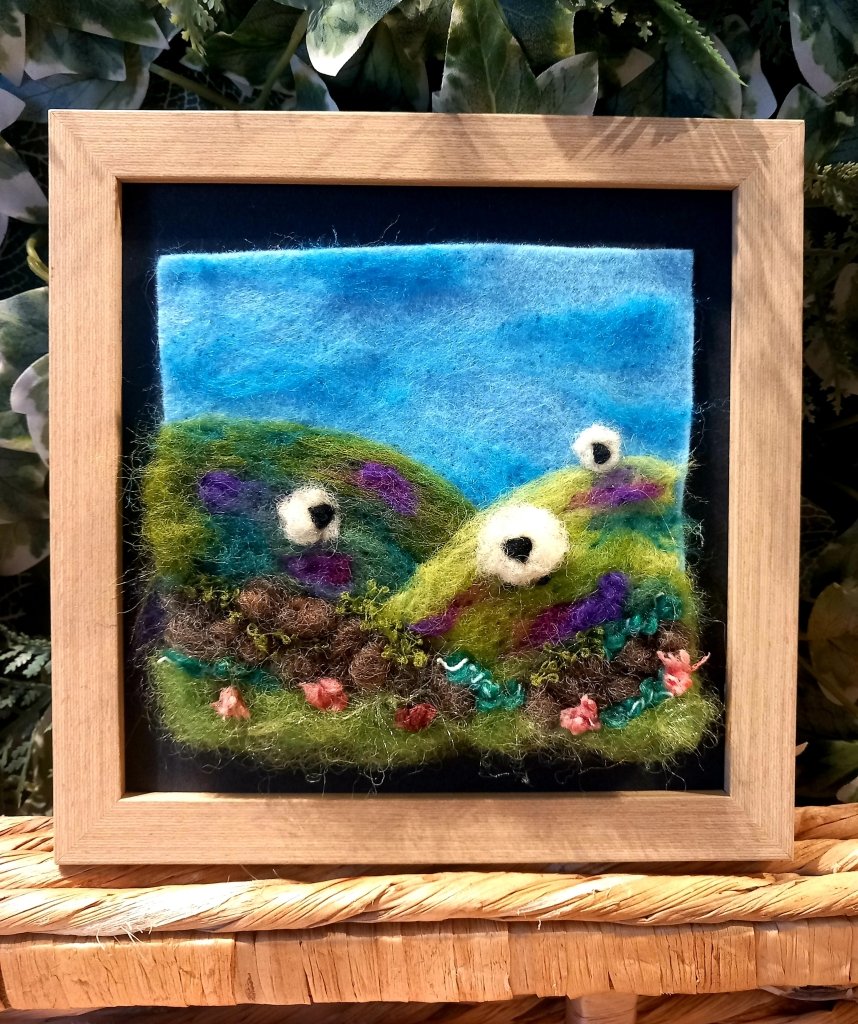 Needle Felting Workshop with Jenni Kilgallon: 12th March 5pm - 2D Irish Landscape - Tales for Tadpoles
