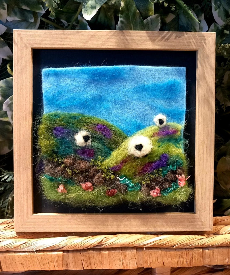 Needle Felting Workshop with Jenni Kilgallon: 12th March 5pm - 2D Irish Landscape - Tales for Tadpoles