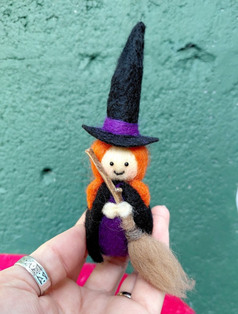 Needle Felting Workshop with Jenni Kilgallon: 22nd Oct 5pm - Witches - Tales for Tadpoles