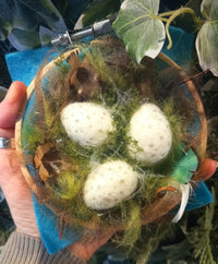 Needle Felting Workshop with Jenni Kilgallon: 23rd Aug 10.30am - Nest or Wildflowers - Tales for Tadpoles
