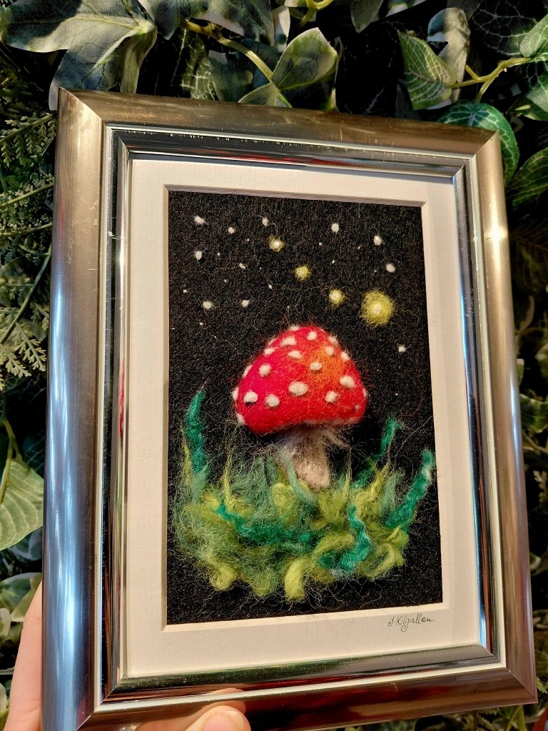 Needle Felting Workshop with Jenni Kilgallon: 25th Oct 10.30am - Autumn Toadstools - Tales for Tadpoles