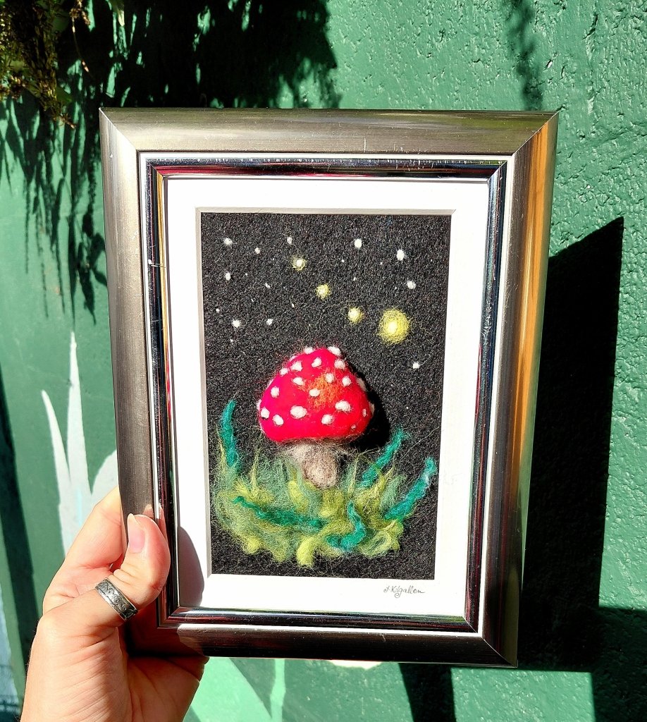 Needle Felting Workshop with Jenni Kilgallon: 25th Oct 10.30am - Autumn Toadstools - Tales for Tadpoles