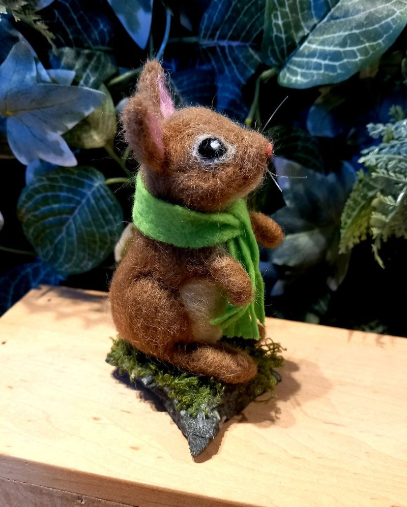 Needle Felting Workshop with Jenni Kilgallon: 29th Jan 5pm - 3D Rabbit with Scarf - Tales for Tadpoles