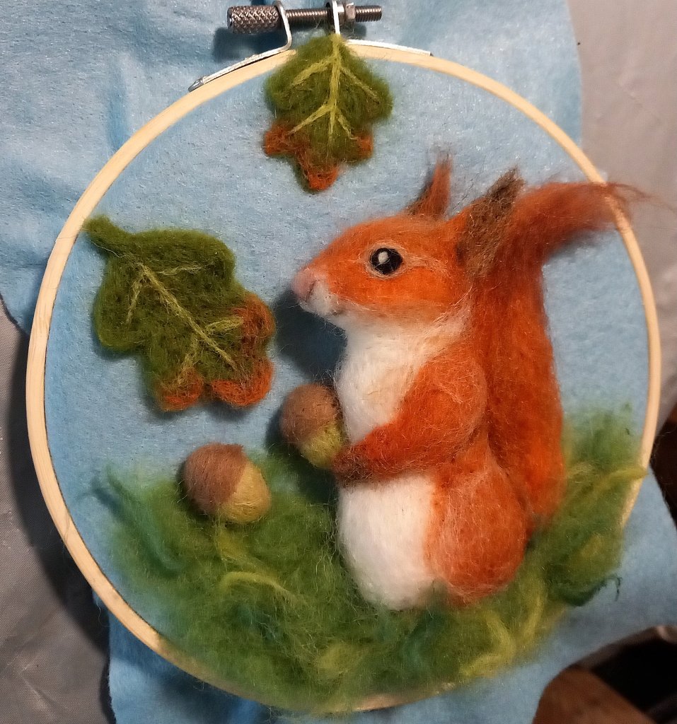 Needle Felting Workshop with Jenni Kilgallon: 29th March 10.30am - 3D Mouse in Nest - Tales for Tadpoles