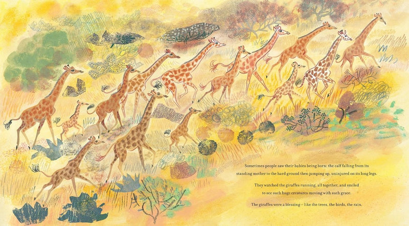 Nicola Davies: The Season of Giraffes, illustrated by Emily Sutton - Tales for Tadpoles