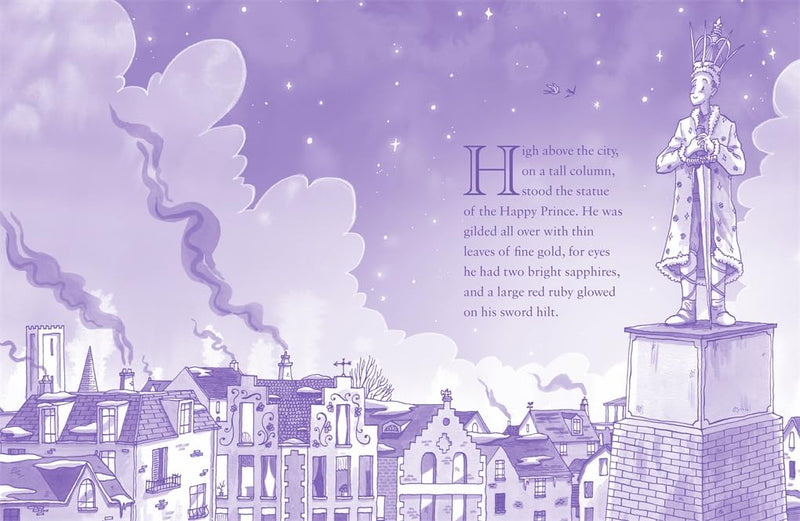 Oscar Wilde: The Happy Prince, adapted and illustrated by Harry Woodgate - Tales for Tadpoles