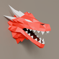 PaperCraft Origami: Dragon Head - Tales for Tadpoles