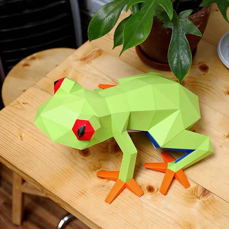 PaperCraft Origami: Frog 3D - Tales for Tadpoles