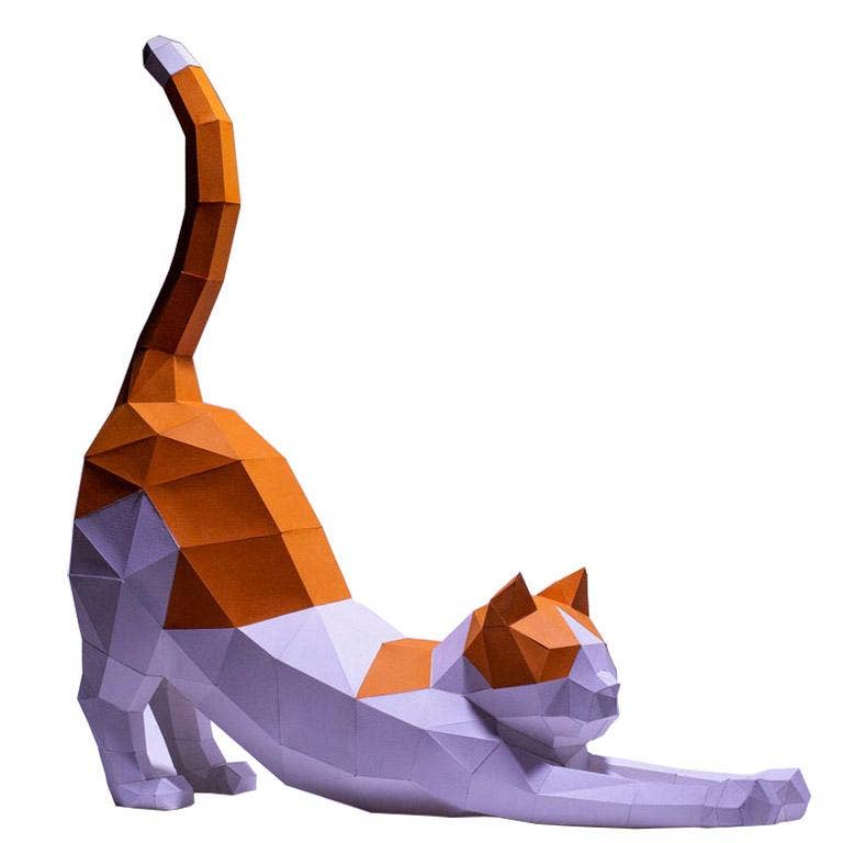 PaperCraft Origami: Stretching Cat - Tales for Tadpoles