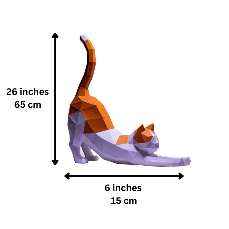 PaperCraft Origami: Stretching Cat - Tales for Tadpoles