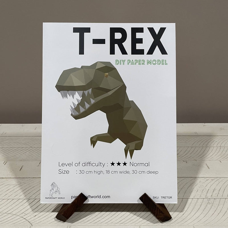 PaperCraft Origami: T - Rex 3D - Tales for Tadpoles