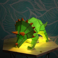 PaperCraft Origami: Triceratops 3D - Tales for Tadpoles