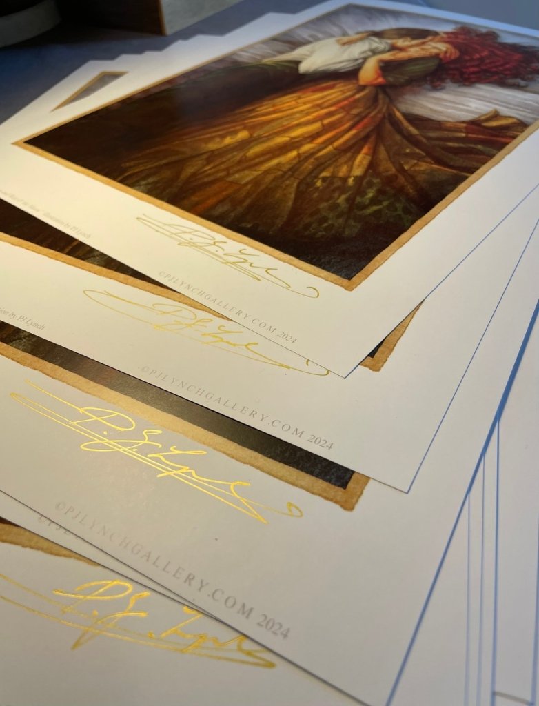 Poster: P.J. Lynch - The Kiss - Tales for Tadpoles